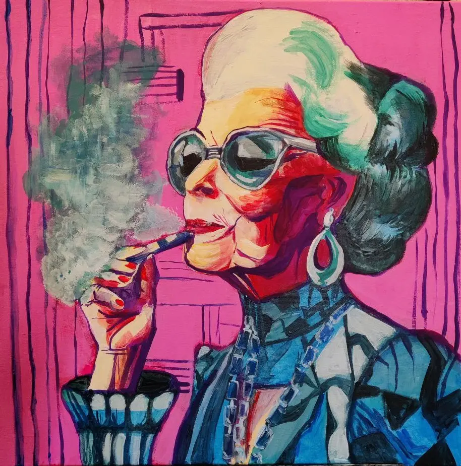 Смотрящая на солнце