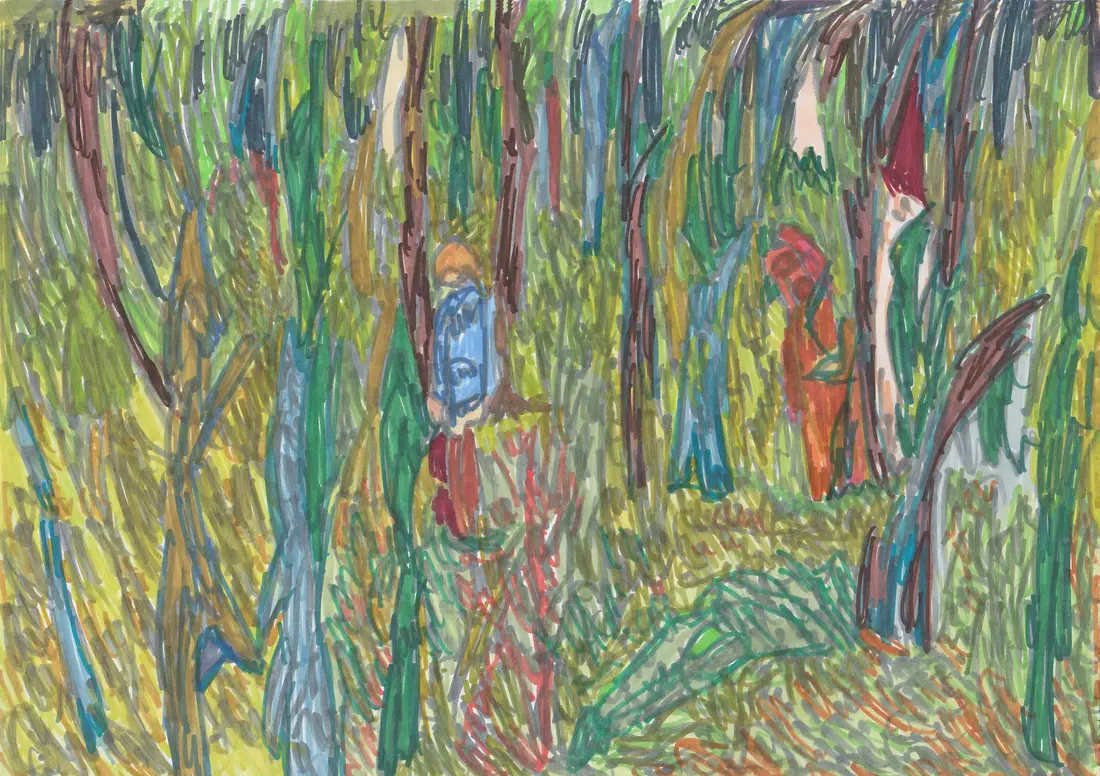 -Лес самого скучного отдыха на коне